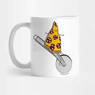 Pizza drives pizza rollers Mug